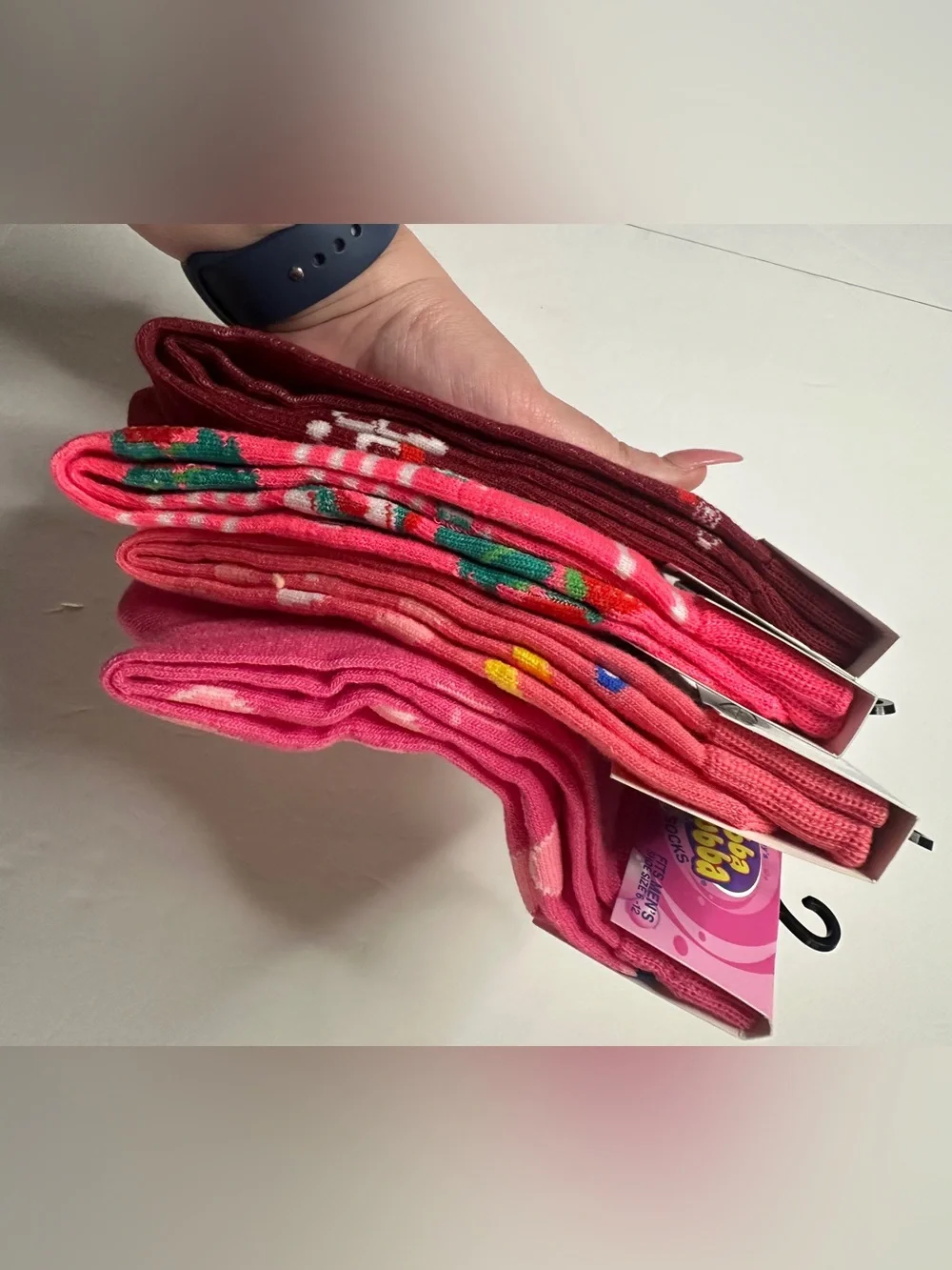 Bundle of nostalgic foodie crew socks